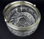 Details zu Antike Sterling Silber Kristall Zucker-Schale Korb Bonboniere Bowl Riga 1922-30 Beliebt und hoch bewertet