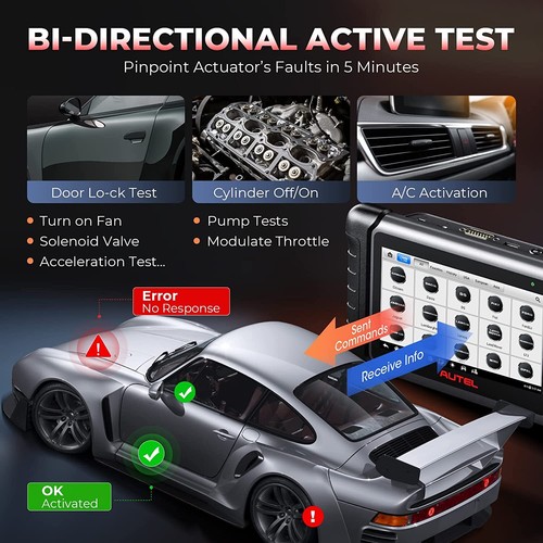 Autel MaxiCOM MK808S Bidirectional Scan Tool Upgraded MK808 All System 5X Fast - Picture 4 of 12