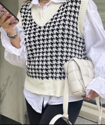 Houndstooth Vest | eBay