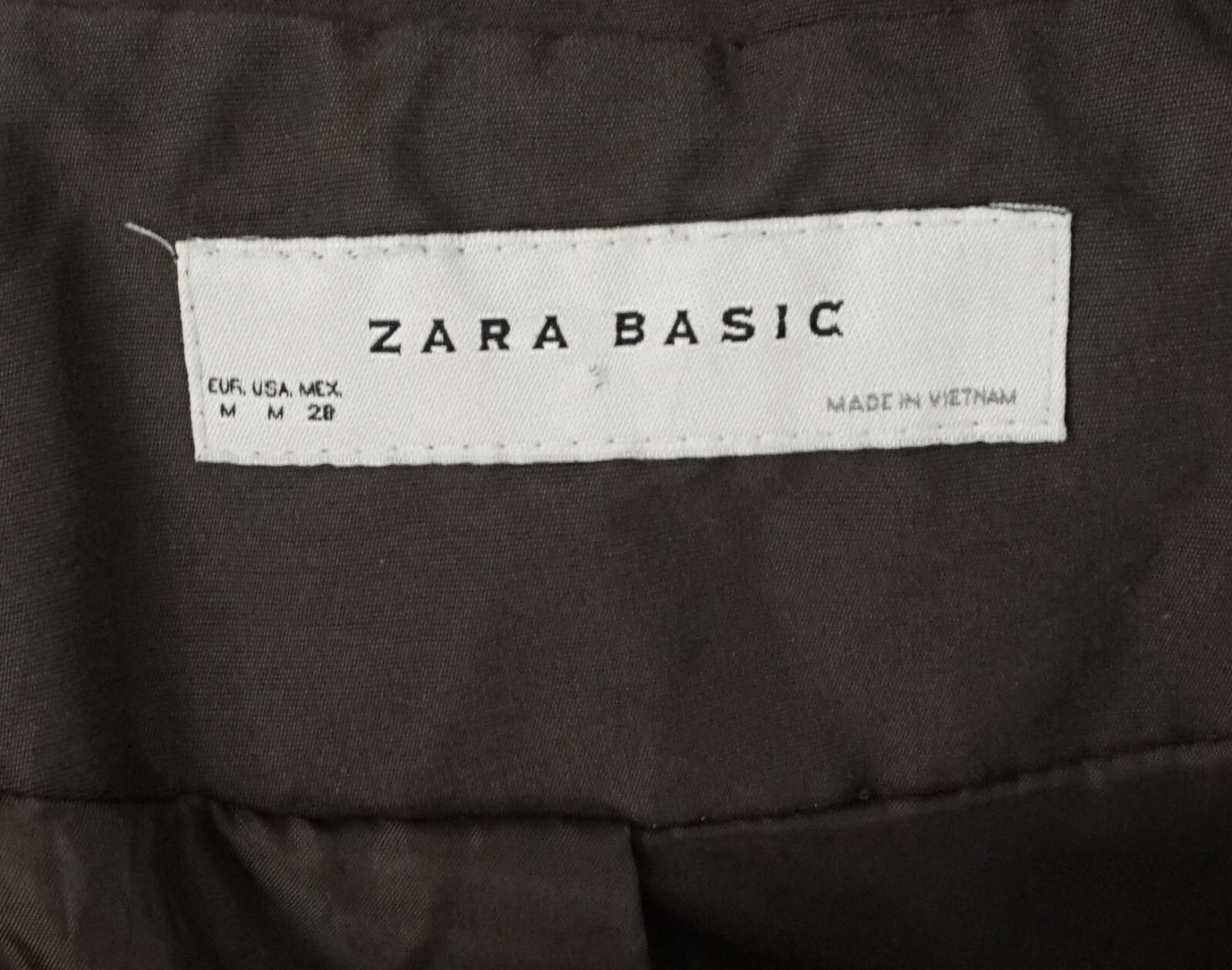 Zara Basic Double Breasted Brown Button Up Coat J… - image 5