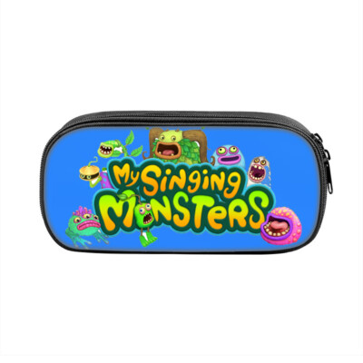 My Singing Monsters Pencil Pouch Cases Supplies Bags with Zipper Multi-Purpose