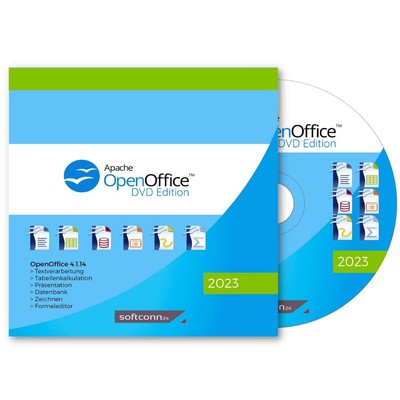 OpenOffice - 2023 DVD-Edition für PC/Notebook | Open Office - Disc/Datenträger