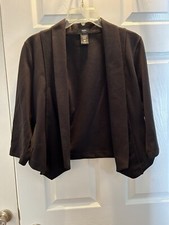 Brand  Stretch  Black Short Blazer  Size M 