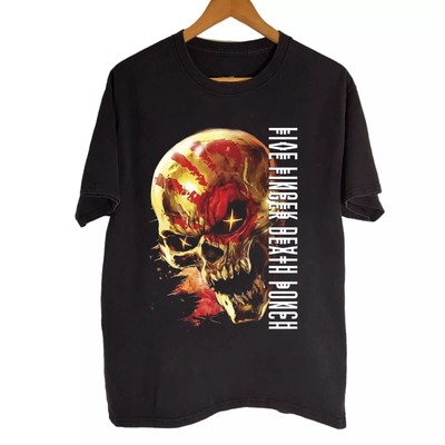 Five Finger Death Punch 5FDP SKULL and Justice For None All Size Shirt