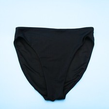Victorias Secret Medium Black Brazilian Swim Bikini Bottom Swimwear Beach VS New
