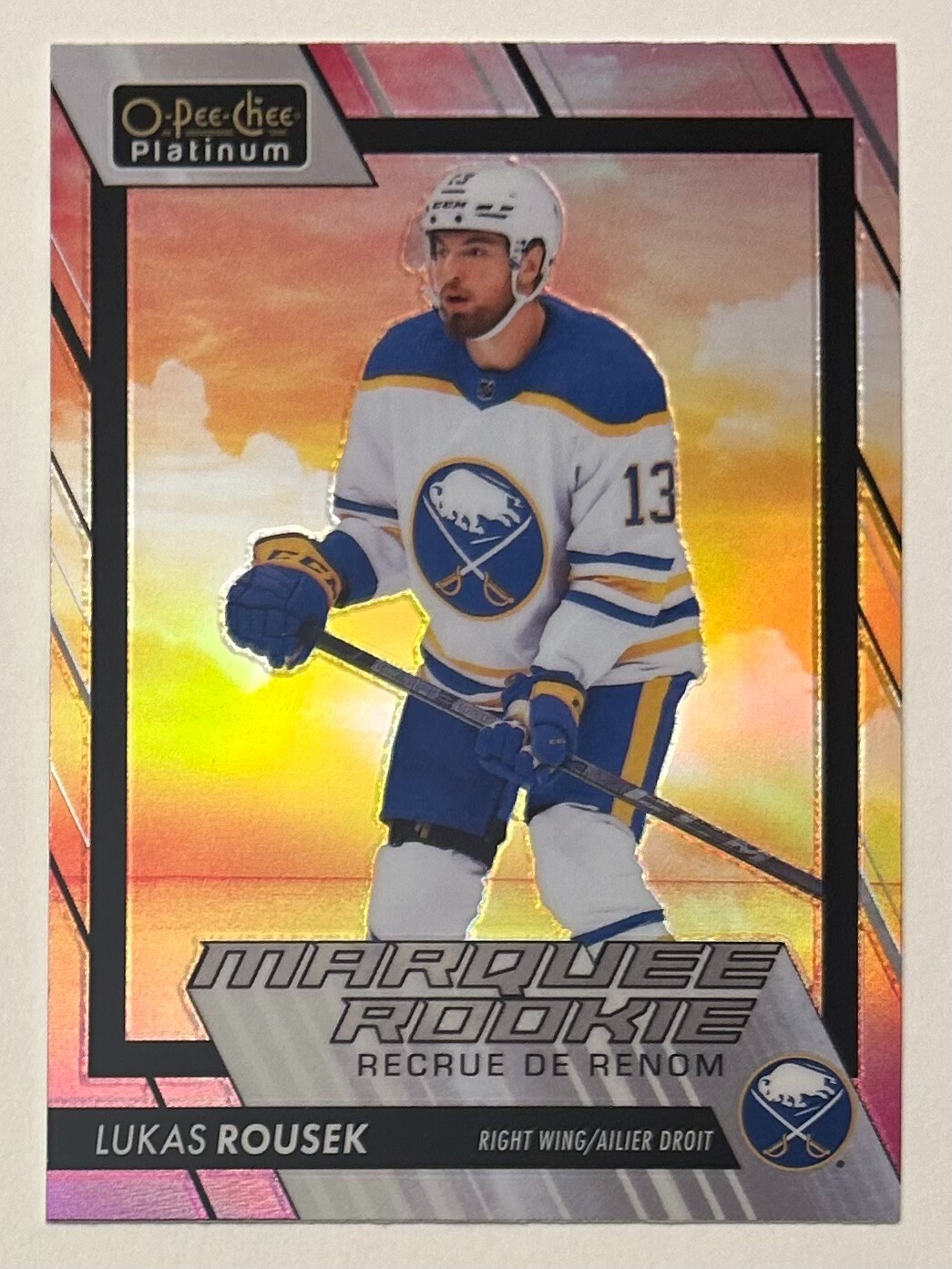 2023-24 OPC Platinum Marquee Rookie Sunset - Lukas Rousek #218 | eBay