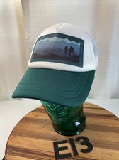 NICE ZYIA ACTIVE HAT GREEN  WHITE SNAPBACK ADJUSTABLE VERY GOOD CONDITION E13