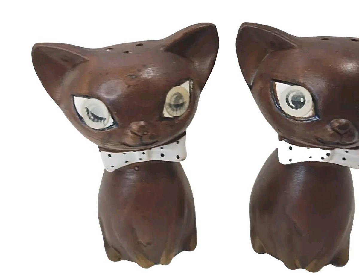 70s 80s SWIMMER 猫の置物 フィギュア ￼2点セット レトロ 1950s Si and Am Siamese Cat Shakers Disney Lady and the Tramp - Etsy