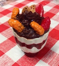 VTG Realistic Faux Fake Play Food Pretend MINI Ice Cream Sundae MTC ?