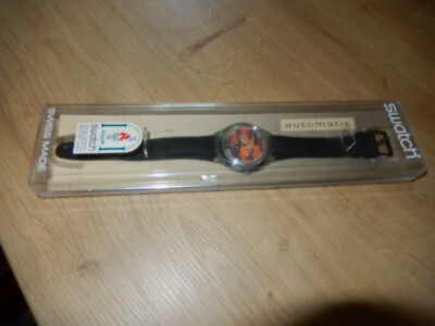 swatch automatic Atlanta 1996 mit original Box und Rechnung Rarität