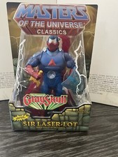 MASTERS OF THE UNIVERSE CLASSICS SIR LASER-LOT MATTY COLLECTOR MINT SEALED
