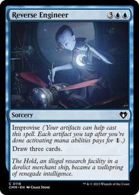 NM Reverse Engineer, Commander Masters, Magic the Gathering, 116