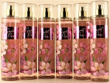 QTY 6 - Bath  Body Works SWEET PEA Fine Fragrance Body Mist Spray 8 Oz