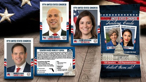 2021 United States Congress Fascinating Cards Pick A Card Washington  - Picture 1 of 25