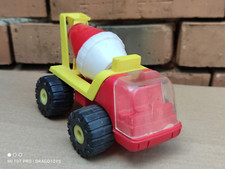 VINTAGE TOY TRUCK CEMENT MIXER CARRIER PLASTIC ITEM EASTERN EUROPE SOVIET ERA