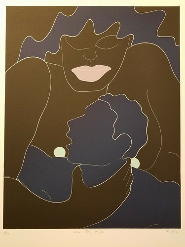 Love Thy Husband/Mother/Wife by Thom De Jong (70s 80s Dutch NYC Artist) - Picture 8 of 9