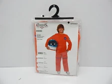 Charades CH005892_XS Orange Astronaut Suit Kids Costume, X-Small
