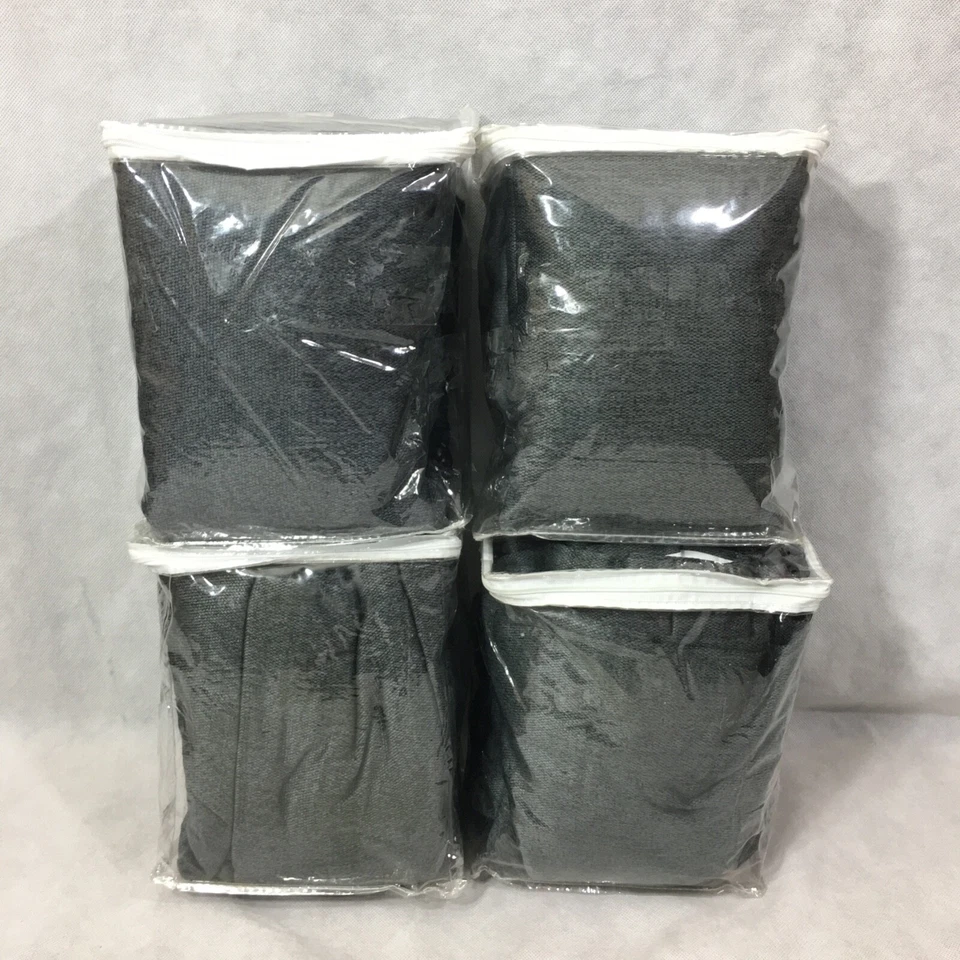 Lote de 4 paneles de bolsillo de varilla forrados/interlineados Maximus con pestañas traseras 55" x 84" Foto 3 de 4