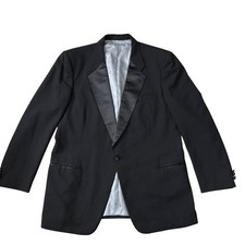 Christian Dior Monsieur Mens TuxedoJacket BlackPeak Lapel Formal Blazer USA 46L
