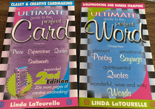 2 Books - Ultimate Guide to the Perfect Word and Card  Scrapbooking Cardmaking