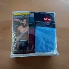 NOS! Sealed, 4 Pack vintage 2004 HANES Classics Boxer Briefs Underwear Large NEW