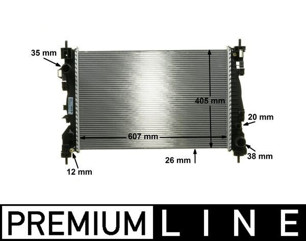 Mahle CR 1180 000P KüHler, MotorküHlung FüR Alfa Romeo-image