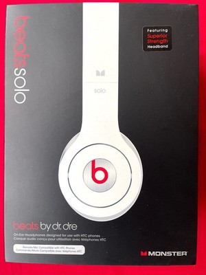 Beats by Dr. Dre Solo (Monster / HTC Edition) Kopfhörer Weiß - Mit OVP