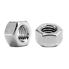 1/2-13 Hex Nuts 100Pcs 304 Stainless Steel 18-8, Full Thread, Hex Drive, Brig...