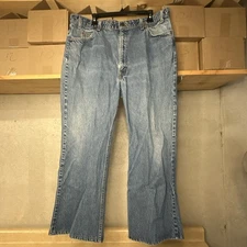 Vtg Levi’s 517 Orange Tab Boot Cut Jeans Mens 42x30 (39x27) *Cropped*Medium Wash