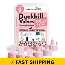 Legendairy Milk Duckbill Valves - Compatible with Most Breast Pumps