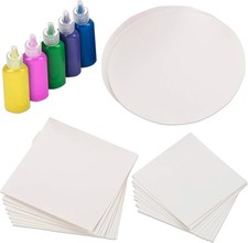 Creative Kids Spin & Paint Refill Pack - 8 X Large Cards - 8 X Small Cards - 4 X