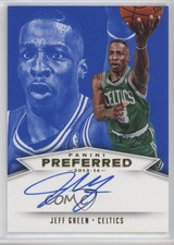 2013-14 Panini Preferred Panini Signatures Blue 9/20 Jeff Green #571 Auto 1eq