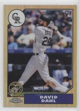2017 Topps Chrome 1987 Design David Dahl #87T-24 0b5