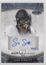 2021 Sage Aspire Silver 7/25 Sage Surratt #ASP-119 Auto 2b2