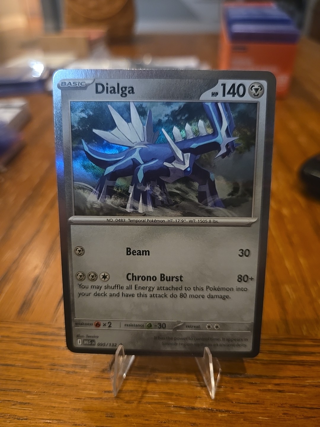 095/132 Dialga - ME01 Mega Evolution Holo Rare NM Pokemon