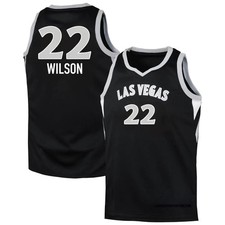 A'ja Wilson Swingman Black Las Vegas Aces 2024 Explorer Edition Jersey Youth SM
