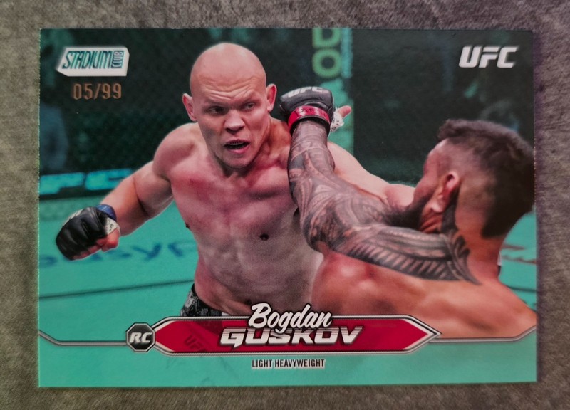 BOGDAN GUSKOV Rookie Turquoise /99 2025 Topps Stadium Club UFC #199