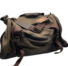 NEW Vtg Marlboro Duffel Bag Marlboro 2004 Brown Canvas Gym Bag Travel 24x12x13"