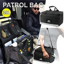 Patrol Bag Military Car Seat Organizer Storage Police Duty Tactical Gear Molle A