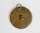 Antique Button Metal Picture Daisy Flowers Victorian Mother of Pearl 1 1/2" — photo 3