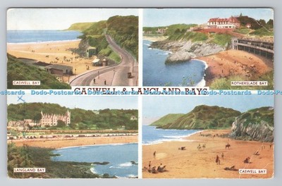 R784550 Caswell and Langland Bays Rotherslade Bay J Salmon Sevenoaks Eng Multi V