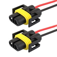 2 PCS H11 H11 Socket Wire Harness Connectors, Multi-purpose Fog Light Harness