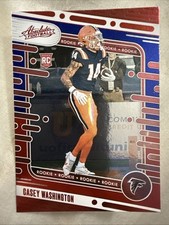 2024 Panini Absolute Football Red & Blue Casey Washington #101 Falcons