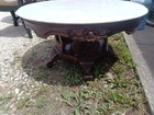 Authentic Italian White Marble Table — photo 2