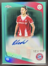 WOMEN'S Chrome UCL 2025 Aqua Refractor /199 Auto