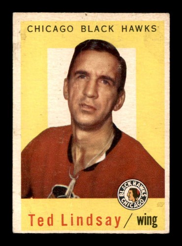 Ted Lindsay #6 1959 Topps card