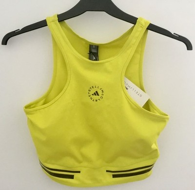 ADIDAS BY STELLA McCARTNEY GELB TRUE PACE SPORT TRAINING BAUCHFREIES OBERTEIL NEU MIT ETIKETT SMALL