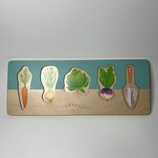 Lovevery Community Garden Vegetable Puzzle - Adventurer Play Kit 16-18 Months
