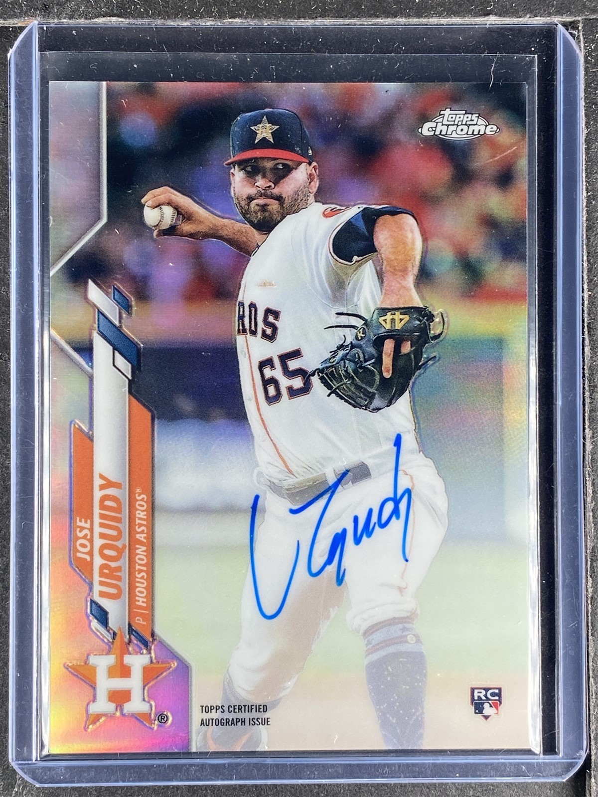 Urquidy, Jose - 2020 Topps Chrome - Rookie - Autograph - Refractor - 95/499