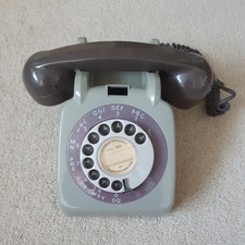 Vintage Retro BT 70F  Rotary Dial Telephone Green GPO